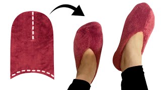 It’s very easy to your own sew socks/ slippers at home even for beginners!