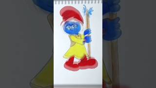 The Smurfs | How To Draw Smurfette | Easy #shorts @cartooningclub @DrawSoCute @artforkidshub