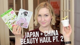 JAPAN + CHINA BEAUTY HAUL PT. 2