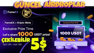 EARN $5 FameEX WITHDRAWAL, CRYPTOMETA SPECIAL UPDATED AIRDROP