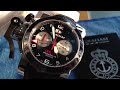 graham chronofighter oversize gmt black steel