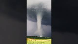 July Tornado Countdown #4! White Cone Craziness - Storm Chasing Video #shorts