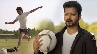 Vijay And Nayanthara Interesting Foot Ball Scene | @KiraakVideos