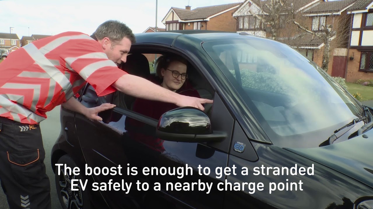 RAC EV Boost - Getting Electric Vehicle Drivers Moving Again - YouTube