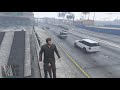 【gta5】高速道路に特大ジャンプ台を置いてみた！