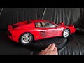 pocher 1 8 【ferrari testarossa】フェラーリ テスタロッサ 1 8 sizeポケール 大型のミニカー