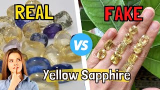 How To Test Natural Yellow Sapphire At Home| घर पर पुखराज का टेस्ट कैसे करें || Latest Video