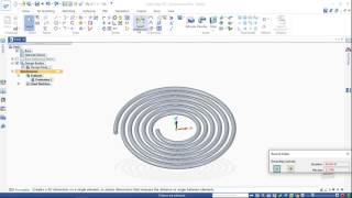 solid edge spring coil round