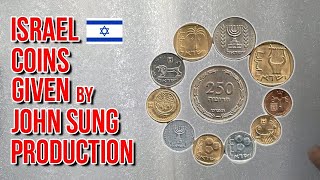 Israel coins given by my colleague John Sung | Coin Collection