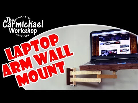 Make a Laptop Wall Mount with Articulating Arm Make a Laptop Wall Mount with Articulating Arm