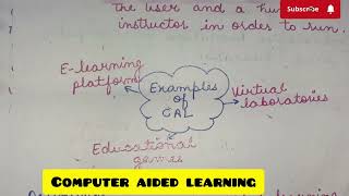 Computer Aided Learning