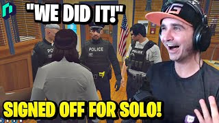 Summit1g Gets His FINAL Sign Off for Solo Cadet! | GTA 5 NoPixel RP