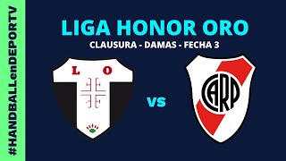 Sedalo vs River - Liga de Honor Oro Damas - Torneo Clausura Fecha 3 - #HANDBALLenDEPORTV