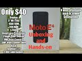 Moto E4 Unboxing and Hands-on Only $40 at Wal-Mart WOW