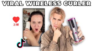 I tried the viral TikTok wireless curler so you don't have to (I lost my mind)