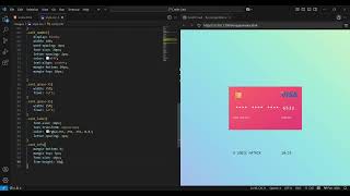 How To Create a Credit Card Using HTML & CSS || Full Stack Web Development || ULogicMAtrix