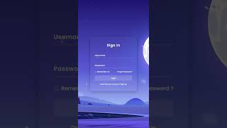 Glassmorphism Sign In Form