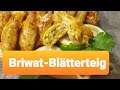 Briwat m3amrin/ gefüllte Blätterteigtaschen mit Hähnchen-Gemüse-Füllung/ Gefülltes/marokanisch