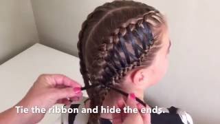 Side corset braid