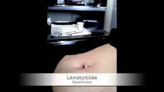 Lävistysliike - Napalävistys / Navel Piercing