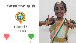 Tejaswi S 9 Years Patriotism In Me Contestant 032 Dance