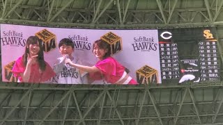 20240323　試合前のオンユアマークス　福岡ｿﾌﾄﾊﾞﾝｸﾎｰｸｽ主催試合ｲﾍﾞﾝﾄ@福岡PayPayﾄﾞｰﾑ･ﾗｲﾄ外野 ｵｰﾌﾟﾝ戦