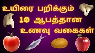 உயிரை பறிக்கும் 10 உணவு வகைகள் | Top 10 Dangerous Foods - Voice Of Tamil