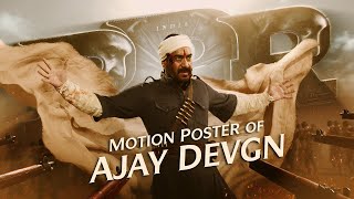 Ajay Devgn Motion Poster - RRR Movie | NTR, Ram Charan, Alia Bhatt | SS Rajamouli | Tollywood Nagar