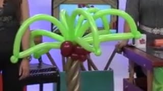 Globoflexia-Como hacer una Palmera con Globos para decorar Fiestas- Hogar Tv  por Juan Gonzalo Angel