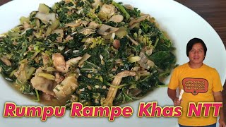 RESEP RUMPU RAMPE KHAS NTT‼️dijamin sayur ini segar dan enak