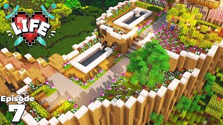 X Life : Ep 7 : Building my Flower Garden! Minecraft Survival Let's Play