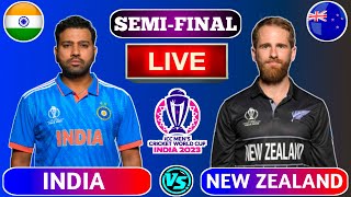🔴Live: India vs New Zealand, Semi-Final | IND vs NZ Live Cricket Scores | Live Cricket Match Today