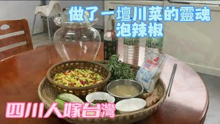 四川人嫁台灣，做了一壇川菜的靈魂泡辣椒，自己動手豐衣足食！