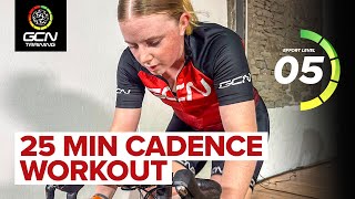 Easy Cadence Workout | 25 Minute Indoor Cycling HIIT