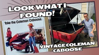 Scored a vintage Coleman Caboose trailer! 🔥 a quick restoration project begins!