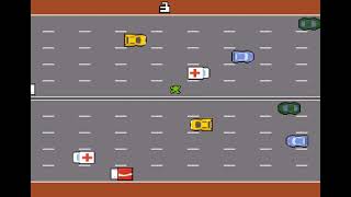 Bugger! video game, clone of Frogger, for Atari Falcon 030 only (or Hatari as in the video)