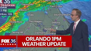 Orlando weather 1PM update: Tracking severe weather