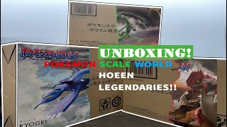 UNBOXING Pokemon Scale World Hoeen Legendaries!