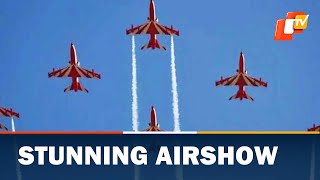 WATCH | IAF Suryakiran Aerobatic Team Performs Airshow In Gujarat's Jamnagar | OTV News