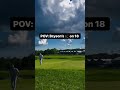 POV: @brysondechambeau's  chip-in on 18 🦅👀 #PGAChamp #shorts #golf  #livgolf