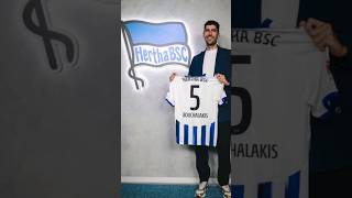 Unsere neue Nummer 5! Andreas Bouchalakis 🫶🏼 #herthabsc #fussball #Neuzugang