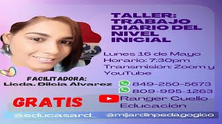 TALLER PARA MAESTROS | TRABAJOS DIARIO DEL NIVEL INICIAL