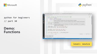 Demo: Functions | Python for Beginners [30 of 44]