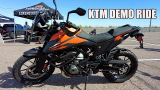 2021 KTM 390 Adventure Demo Ride