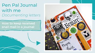 Pen Pal Journal with me | Halloween Mail from Amy | Ep #91