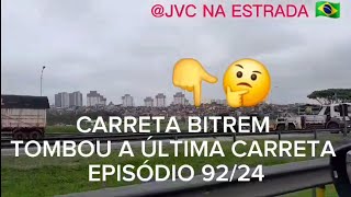 CARRETA TOMBOU NO RODOANEL MÁRIO COVAS-SP. EP92/24