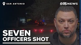 Seven San Antonio Police officers shot during suicide call