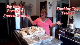 Big Batch Breakfast Freezer Meals | Stocking The Freezer