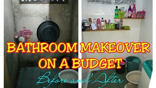 BATHROOM MAKEOVER ON A BUDGET | WHAT'S INSIDE OUR BATHROOM?!