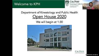 Virtual Open House - Kinesiology and Public Health
